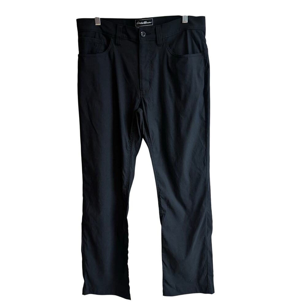 Eddie Bauer Travex Nylon Stretch Hiking Outdoor Pant Black 32x30